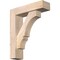 Ekena Millwork Balboa Block Smooth Bracket w/ Offset Brace, Douglas Fir, 5 1/2"W x 20"D x 24"H BKT0604X20X24BOA05SDF - alternate 1